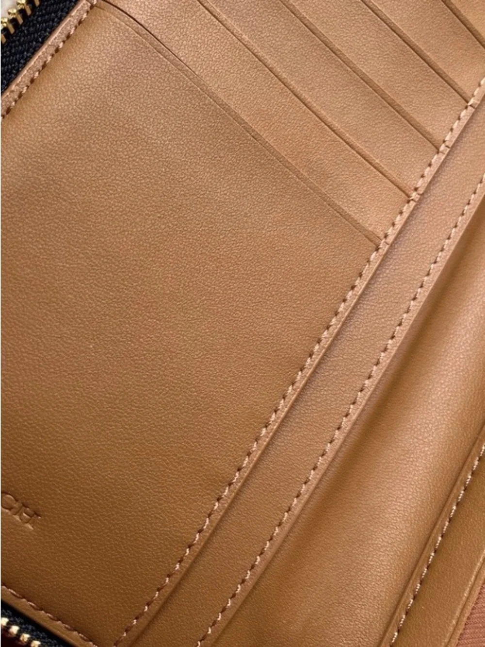 Coach Jacquard Zip Around Closure Wallet (NWOT)